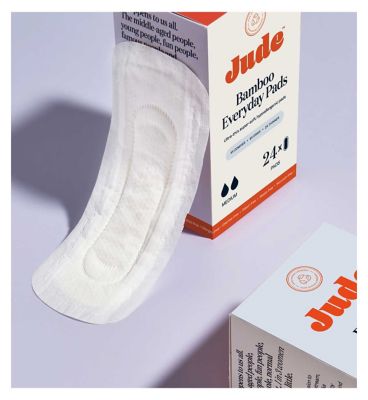 Jude Bamboo Everyday Pads 24 Pack - Discreet Protection for Light Bladder Leaks