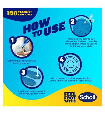 Scholl Gel Activ Casual Insoles Large