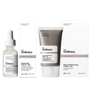 The Ordinary Hyaluronic Acid + Natural Moisturizing Factors Bundle