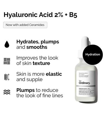 The Ordinary Hyaluronic Acid + Natural Moisturizing Factors Bundle