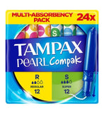 Tampax compak Tampons pearl multi reg & super 24s