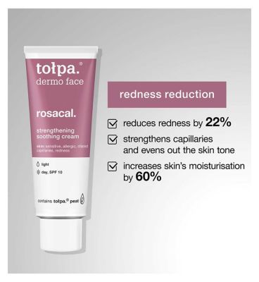Tolpa Dermo Face Rosacal Strengthening Soothing SPF 10 Cream (Day) 40ml