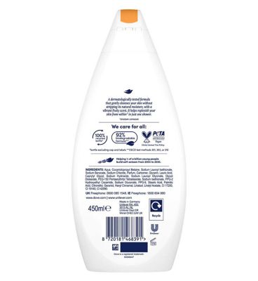 Dove Essential Care Body Wash Fruity Nourish 450ml