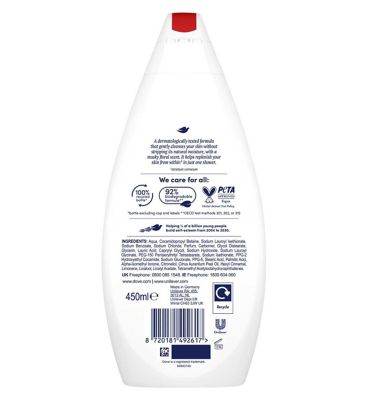 Dove Essential Care Body Wash Velvet Glow 450ml