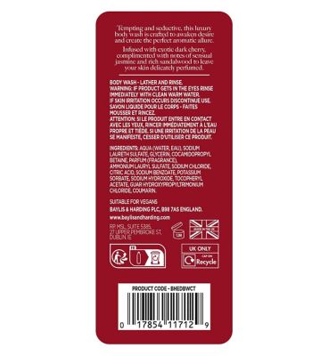 Baylis and Harding The EDIT Cherry Temptation Body Wash 400ml