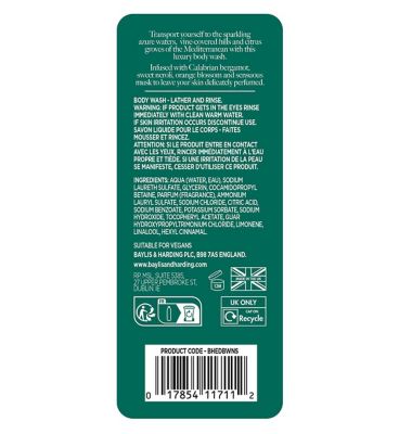 Baylis & Harding The EDIT Neroli Sands 400ml Body Wash
