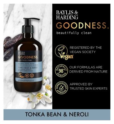 Baylis & Harding Goodness Tonka Bean & Neroli 500ml Hand Wash