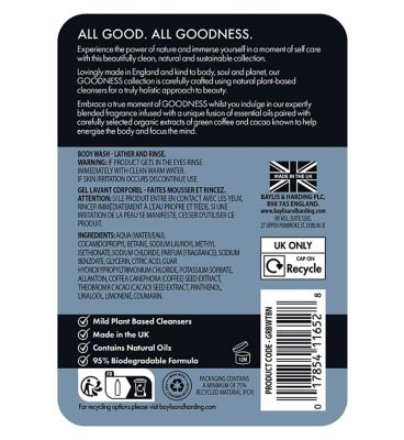 Baylis & Harding Goodness Tonka Bean 500ml Body Wash