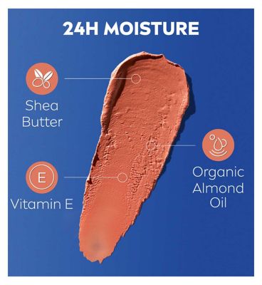 NIVEA 3in1 Caring Beauty Lip & Cheek Balm Nude, 4.8g