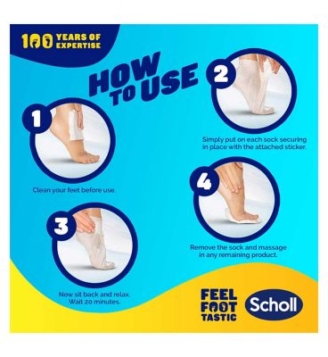Scholl Foot Mask with Manuka Honey - 1 pair