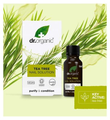 Dr Organic Tea Tree Nail Solution 10ml