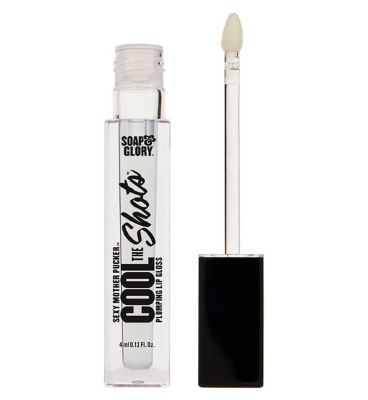 Soap & Glory Sexy Mother Pucker Lip Gloss Cool The Shots Plumping Lipgloss Clear 4ml