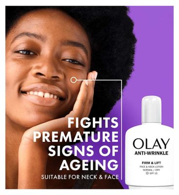 Olay Anti-Wrinkle Firm & Lift Face and Neck Lotion SPF15 100ml