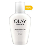 Olay Complete Moisturise & Glow Face and Neck Lotion Sensitive SPF15 200ml