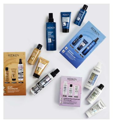 REDKEN All Soft Shampoo 75ml, Conditioner 50ml and One United Hair Treatment 150ml Discovery Set
