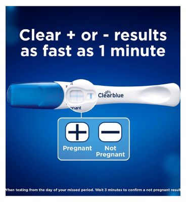 Clearblue Visual Rapid Detection Pregnancy Test - 3 tests