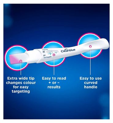Clearblue Visual Rapid Detection Pregnancy Test - 3 tests