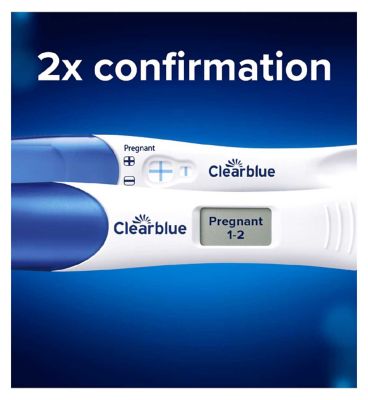 Clearblue Digital Pregnancy Test Combo Pack 2 Tests - Rapid Detection & Weeks Indicator