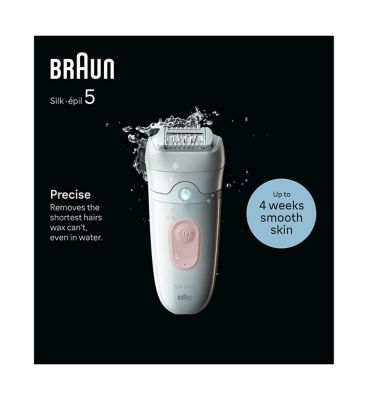 Braun Silk-épil 5, Epilator For Easy Hair Removal, Lasting Smooth Skin, 5-000