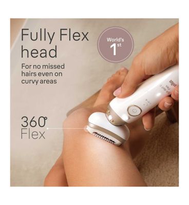 Braun Silk-épil 9 Flex, Epilator For Easy Hair Removal, 9-041 3D