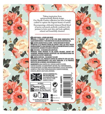 Baylis & Harding Royale Garden Luxury Peach Peony & Jasmine 500ml Body Wash