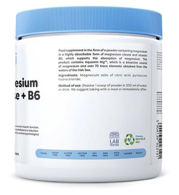 Osavi - Magnesium Citrate + B6 Powder - 250g