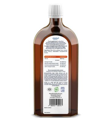 Osavi - Super Omega + D3, 2900mg Omega 3 (Lemon) - 500 ml