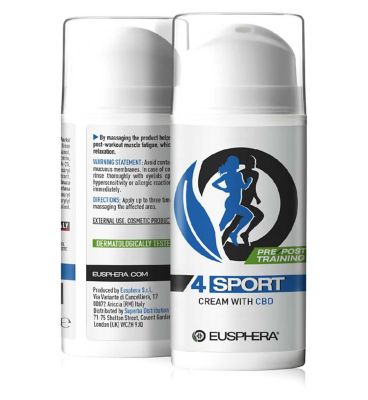 Eusphera 4SPORT CBD Cream 75ml with Devil's Claw & Arnica