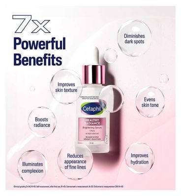Cetaphil Healthy Radiance Brightening Serum with Niacinamide for Dark Spots, 30ml