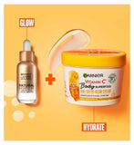 Garnier Glow Duo: Natural Bronzer Self-Tan Drops 30ml & Vitamin C Body Superfood Lotion 380ml