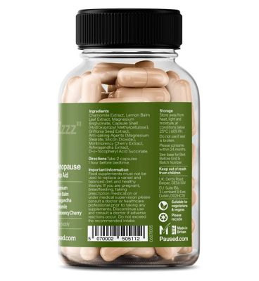 Paused.com Menopause - 60 Capsules / 30 Day Supply