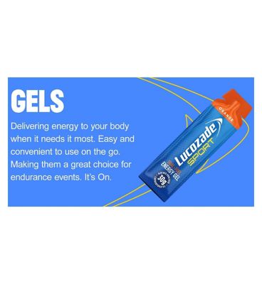 LUCOZADE SPORT ORANGE GEL 45G