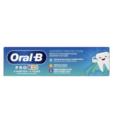 Oral-B Pro Kids Toothpaste, 0-6 Years 50ml