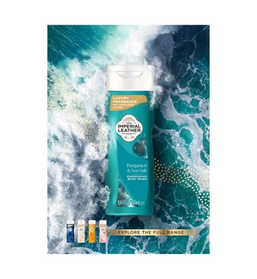 Imperial Leather Bergamot and Sea Salt Shower Gel Body Wash 250ml