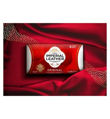 Imperial Leather Original Beauty Bar Soap Classic 4 x 90g