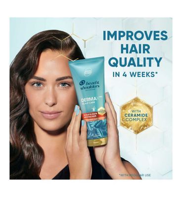 Head & Shoulders DermaXPro Revitaliser Lightweight Conditioner 220ml with Caffeine<br/>