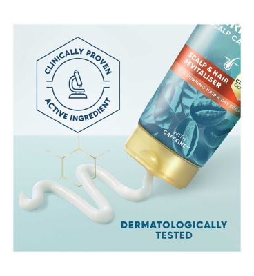 Head & Shoulders DermaXPro Revitaliser Lightweight Conditioner 220ml with Caffeine<br/>