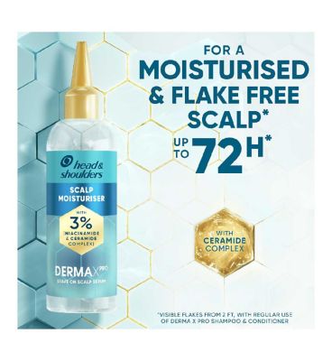 Head & Shoulders DermaXPro Instant Moisturiser Scalp Treatment 145ml with Niacinamide