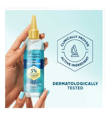Head & Shoulders DermaXPro Instant Moisturiser Scalp Treatment 145ml with Niacinamide