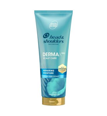 Head & Shoulders DermaXPro Repairing Moisture Conditioner 220ml with Coconut Oil<br/>