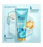 Head & Shoulders DermaXPro Repairing Moisture Conditioner 220ml with Coconut Oil<br/>