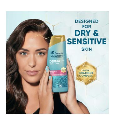 Head & Shoulders DermaXPro Sensitive Care Anti Dandruff Shampoo 300ml with Manuka Honey<br/>