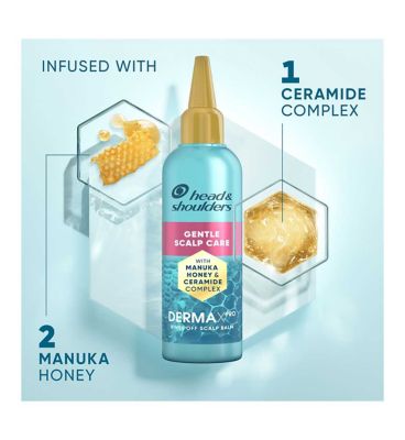 Head & Shoulders DermaXPro Gentle Scalp Care Treatment 145ml with Manuka Honey<br/>