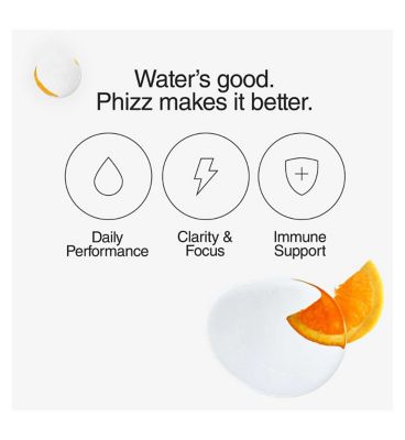 Phizz Orange & Mango 3-in-1 Hydration, Electrolytes and Vitamins Effervescent Bundle (40 Tablets)