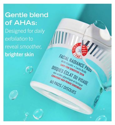 First Aid Beauty Facial Radiance Pads with Glycolic + Lactic Acids 60 Pads