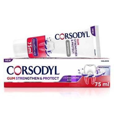 Corsodyl Gum Strengthen & Protect Whitening Toothpaste 75ml