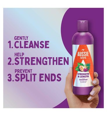 Aussie SOS Strength & Length Shampoo 300ml