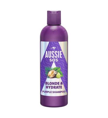 Aussie SOS Blonde & Hydrate Purple Shampoo 300ml
