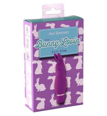 Ann Summers Novelty Bunny Lovin Clit Stim Vibrator Purple
