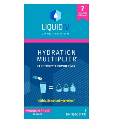 Liquid I.V. Hydration Multiplier Electrolyte Powder Mix Weekday Bundle x3 flavours, 18 sachets